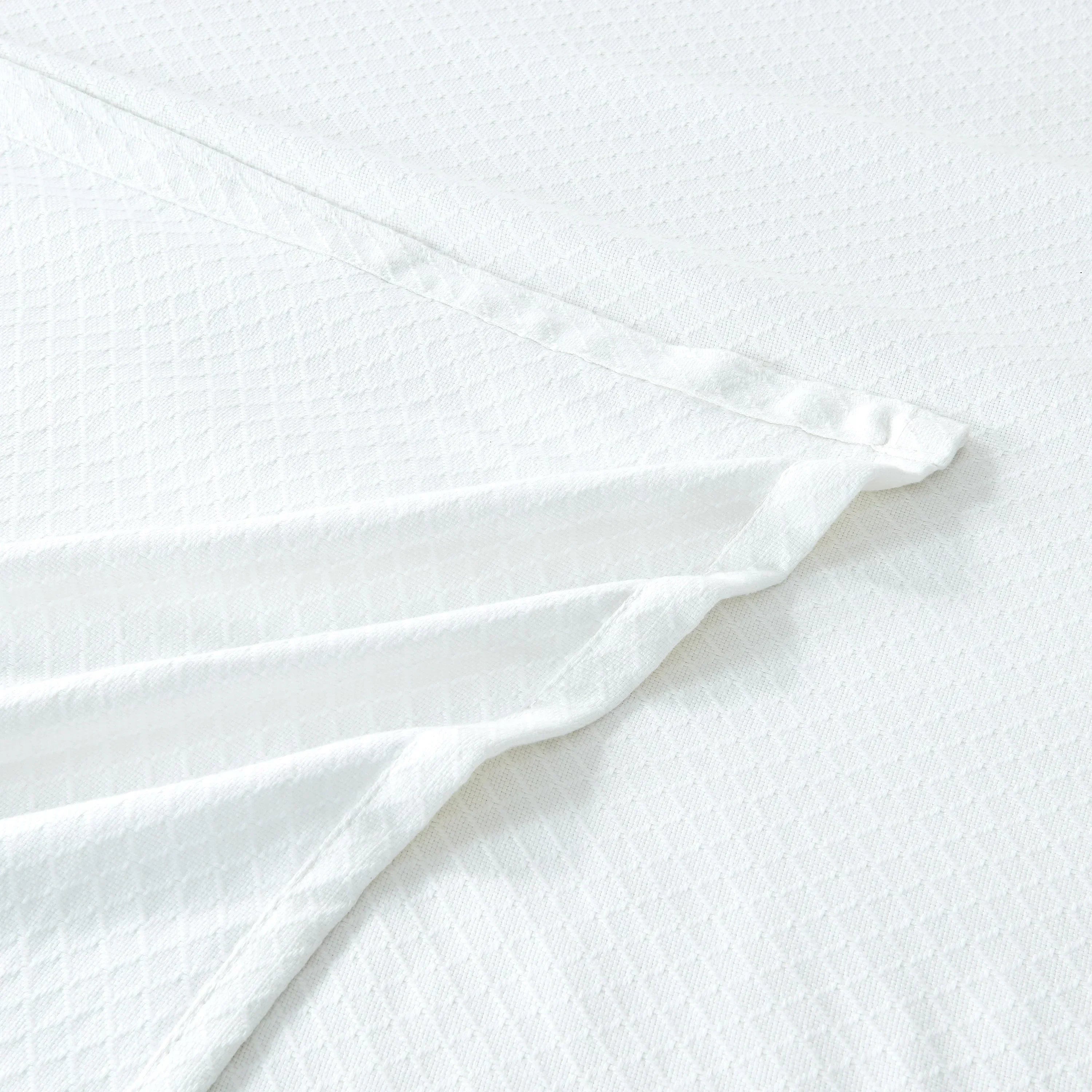 Egyptian Cotton Diamond Blanket Mélange Home