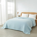 Egyptian Cotton Diamond Blanket Mélange Home