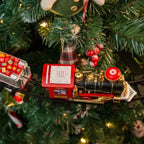 Electric Christmas Train Set 35" with Lights and Sounds - House Of Avana