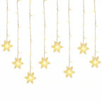 1pc 96LED Snowflake Lights, 8 Modes Twinkle Fairy Icicle String Light, USB Christmas Decorations Light, Perfect for Indoor Christmas & Easter Halloween Party Decorations, Perfect Gift for Christmas, Birthday, New Year, Usb Li House Of Avana