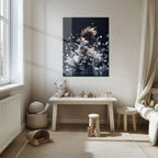 Elegant Floral Dance Explosion – UV Printed Glass Wall Art - KAFCD103 Peony Atelier