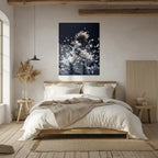 Elegant Floral Dance Explosion – UV Printed Glass Wall Art - KAFCD103 Peony Atelier