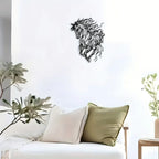 Elegant Line Art Horse Metal Wall Decor - House Of Avana