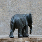 Lifelike Elephant Figurine Sculpture - Exquisite Resin Wild Animal Decor for Living Room, Desktop & Wine Cabinet Display with Realistic Details and Vibrant Colors - House Of Avana