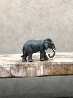 Lifelike Elephant Figurine Sculpture - Exquisite Resin Wild Animal Decor for Living Room, Desktop & Wine Cabinet Display with Realistic Details and Vibrant Colors - House Of Avana