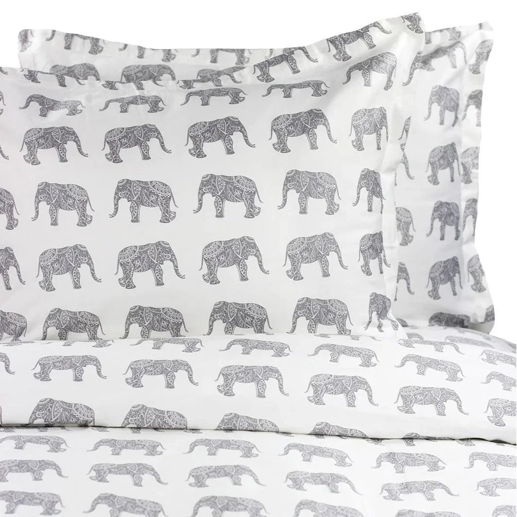 Elephants Duvet Set Mélange Home