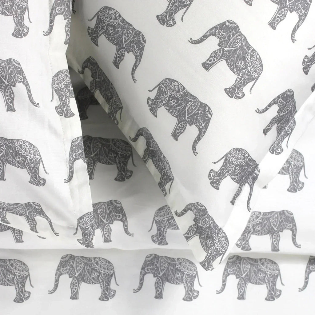 Elephants Duvet Set Mélange Home