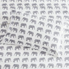 Elephants Flannel Sheet Set Mélange Home