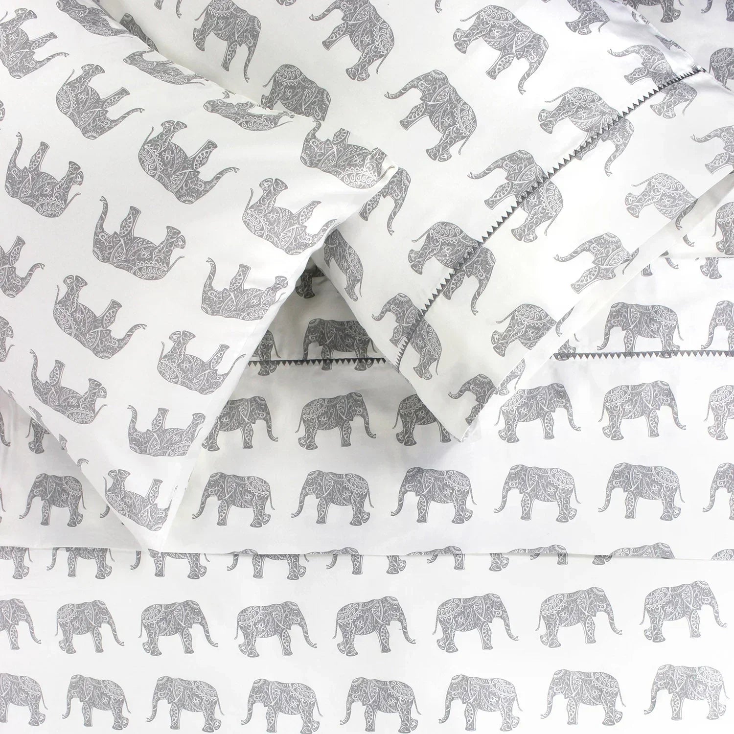 Elephants Sheet Set Mélange Home