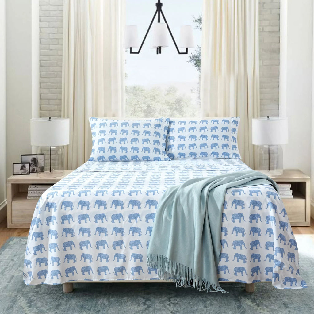 Elephants Sheet Set Mélange Home