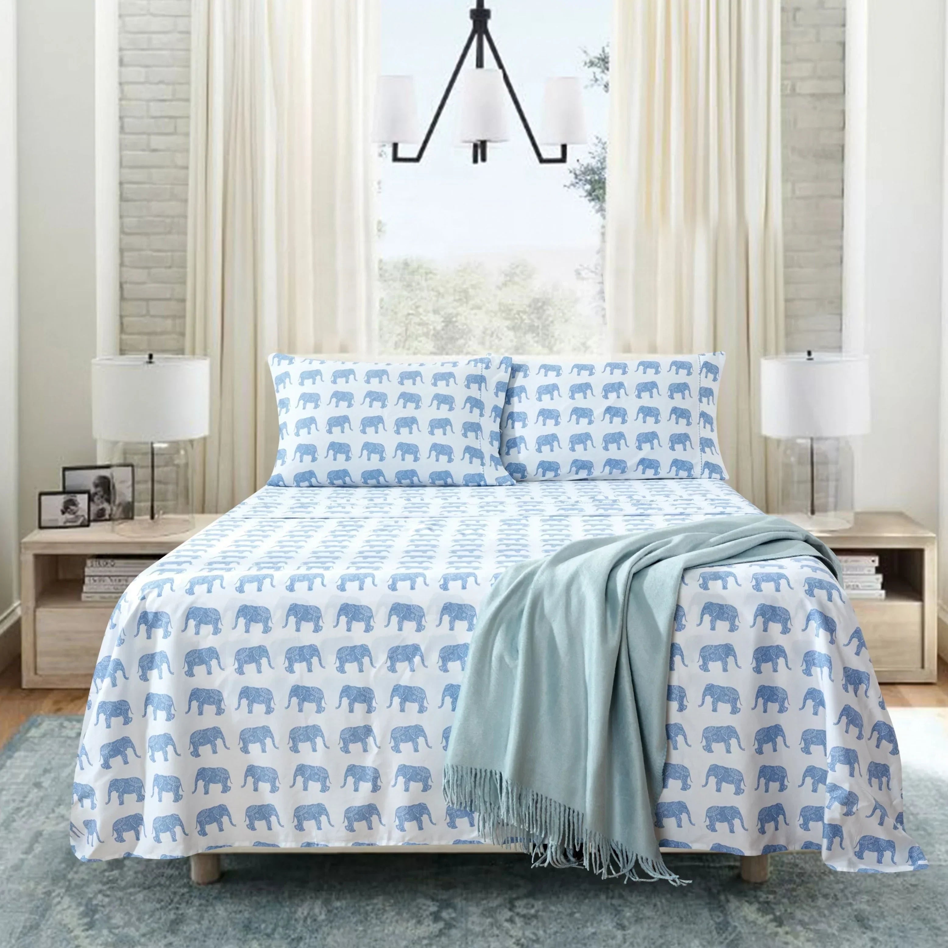 Elephants Sheet Set Mélange Home