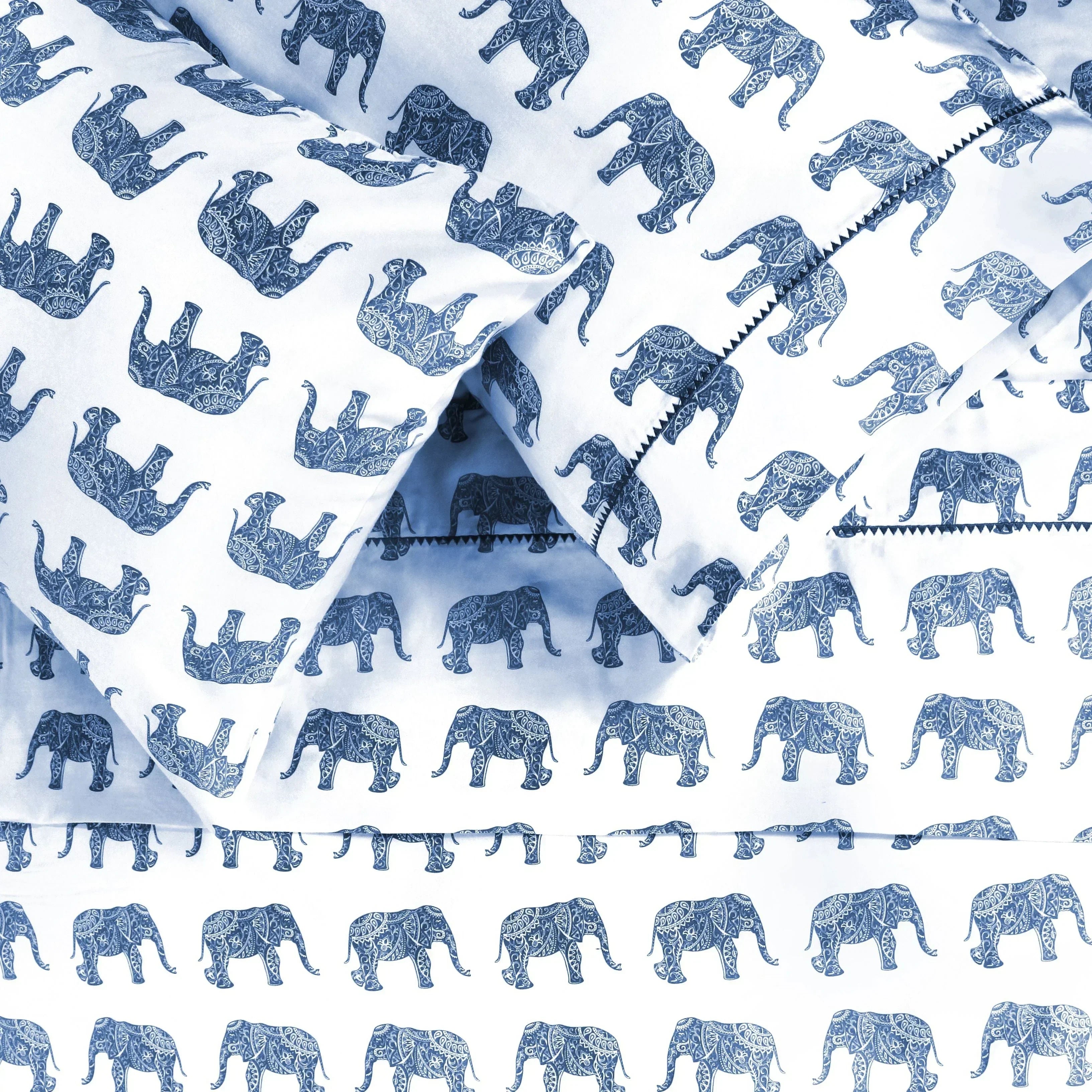 Elephants Sheet Set Mélange Home