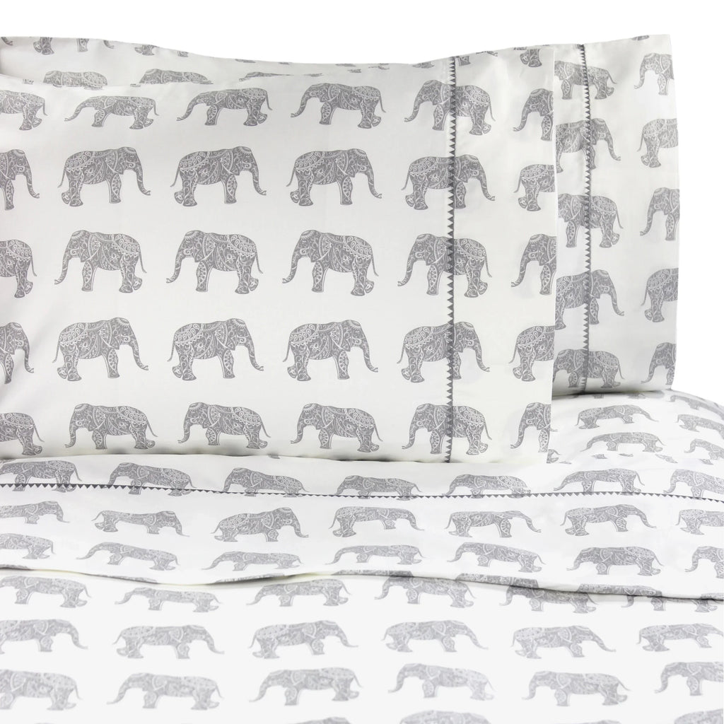 Elephants Sheet Set Mélange Home