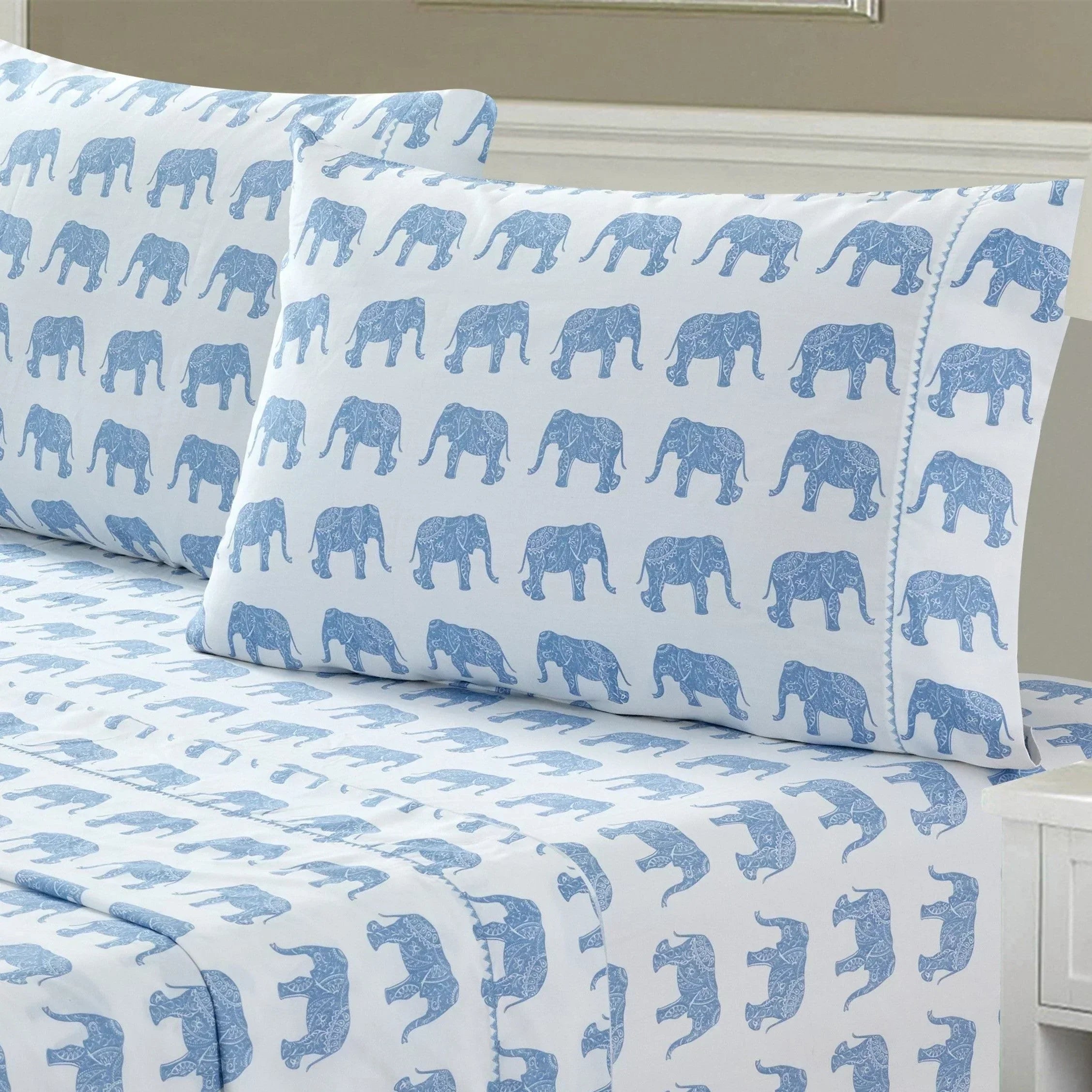 Elephants Sheet Set Mélange Home