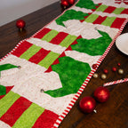 Elf Feet Christmas Table Runner Precut Quilt Kit Block Party Quilt Co