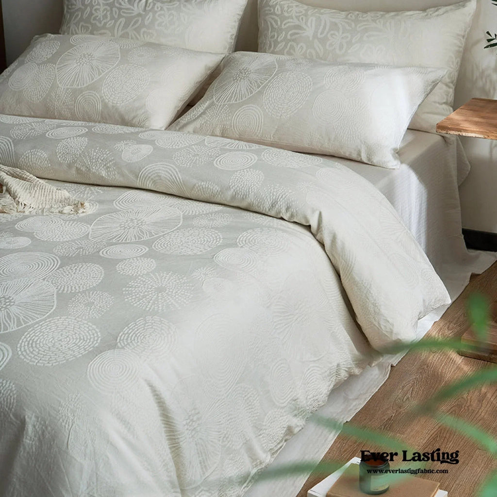 Elin Tencel Silky Jacquard Bedding Set / Bouquet Ever Lasting