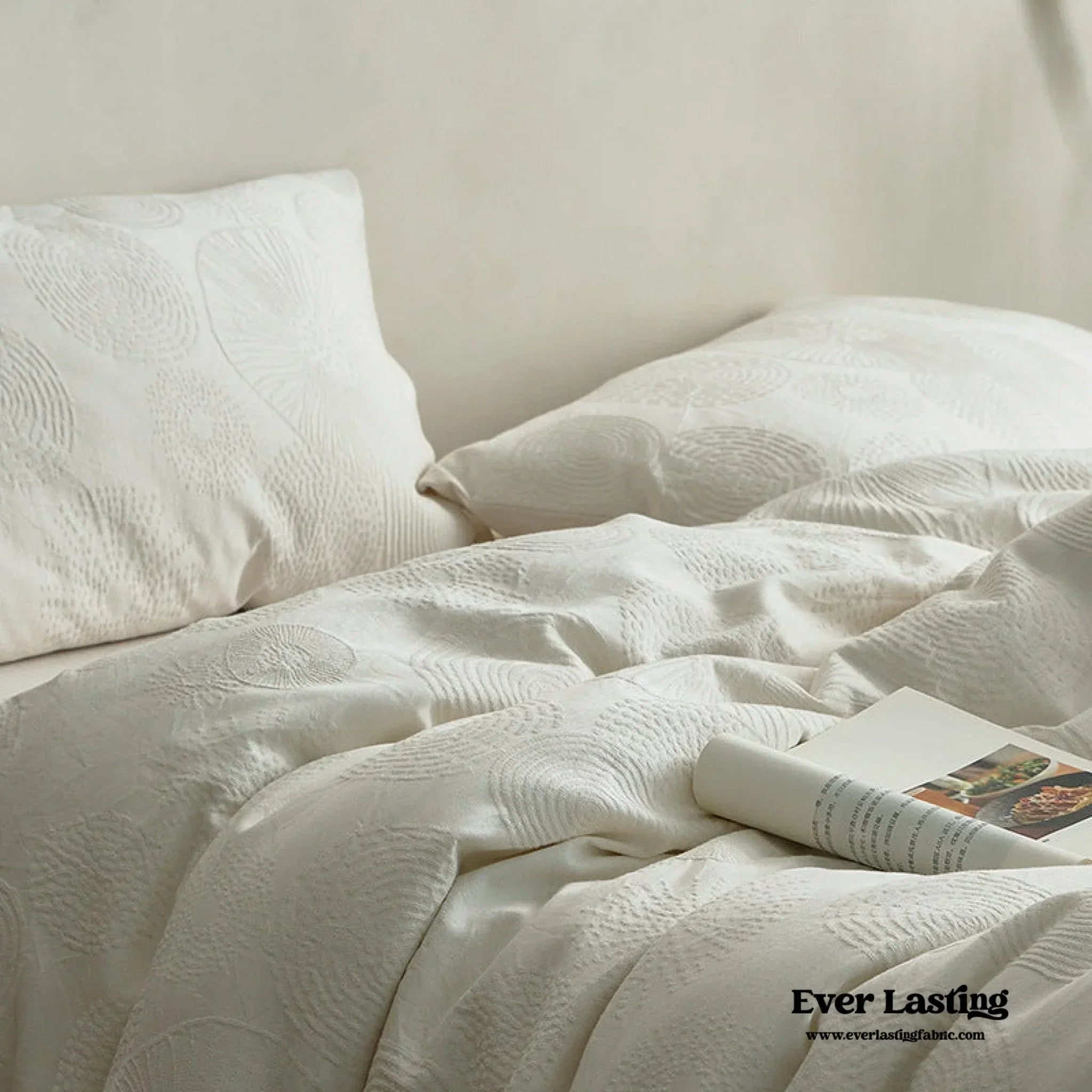 Elin Tencel Silky Jacquard Bedding Set / Bouquet Ever Lasting