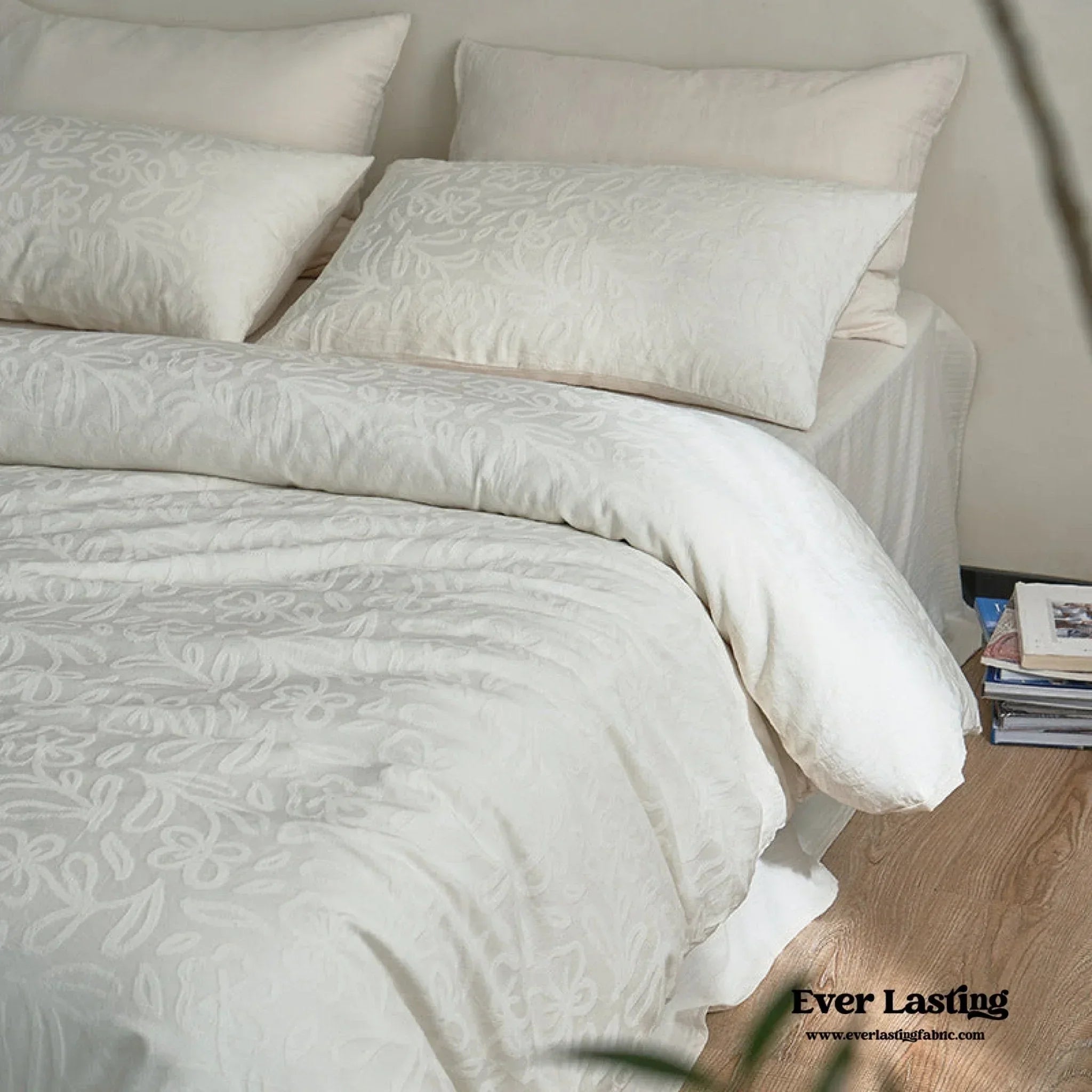 Elin Tencel Silky Jacquard Bedding Set / Bouquet Ever Lasting