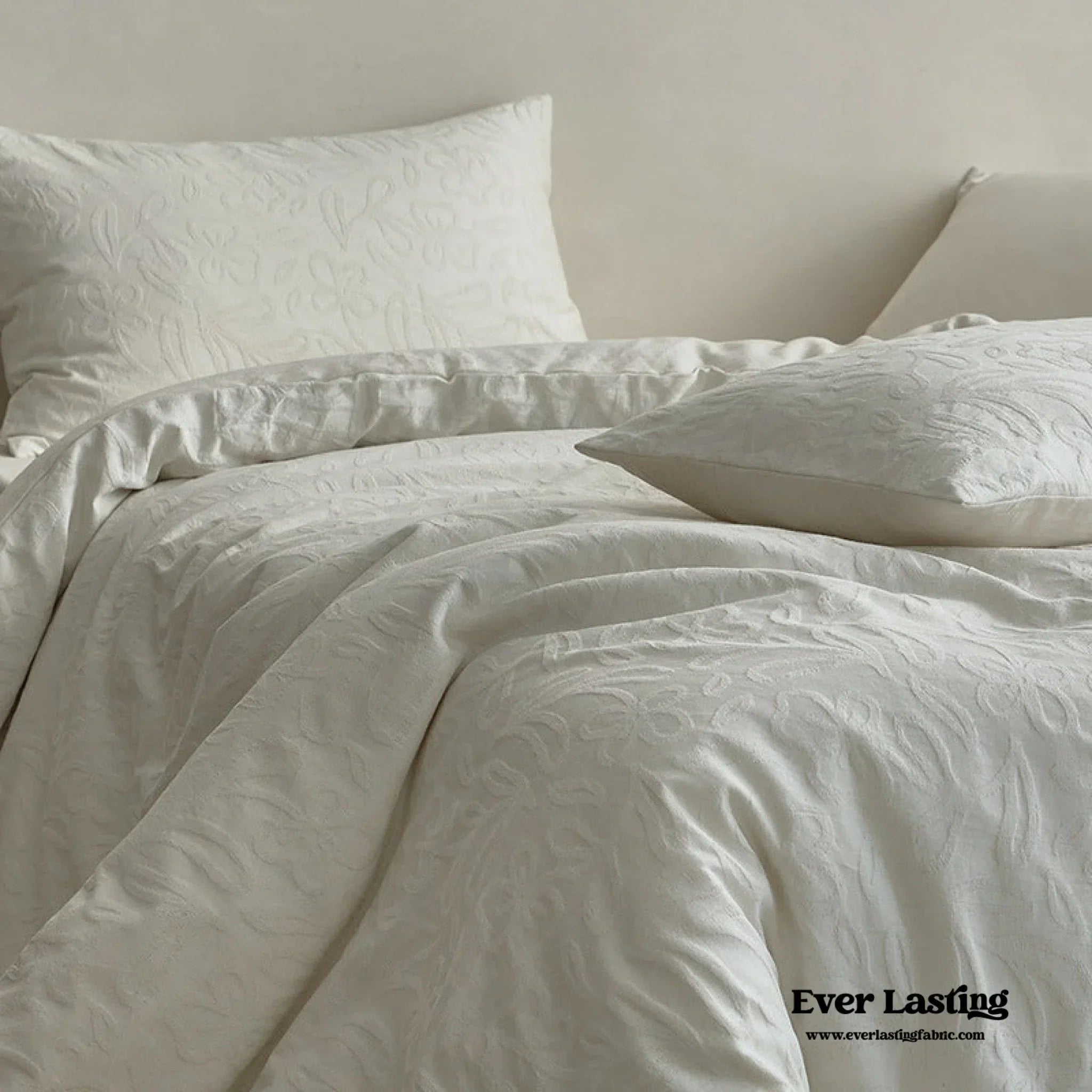 Elin Tencel Silky Jacquard Bedding Set / Bouquet Ever Lasting