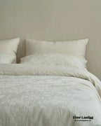 Elin Tencel Silky Jacquard Bedding Set / Garden Ever Lasting