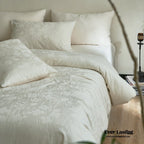 Elin Tencel Silky Jacquard Bedding Set / Garden Ever Lasting