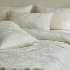 Elin Tencel Silky Jacquard Bedding Set / Garden Ever Lasting