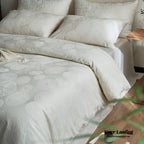 Elin Tencel Silky Jacquard Bedding Set / Garden Ever Lasting