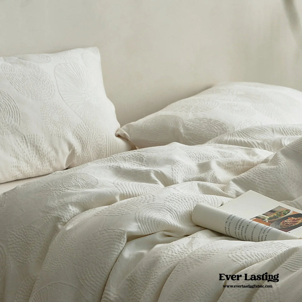 Elin Tencel Silky Jacquard Bedding Set / Garden Ever Lasting