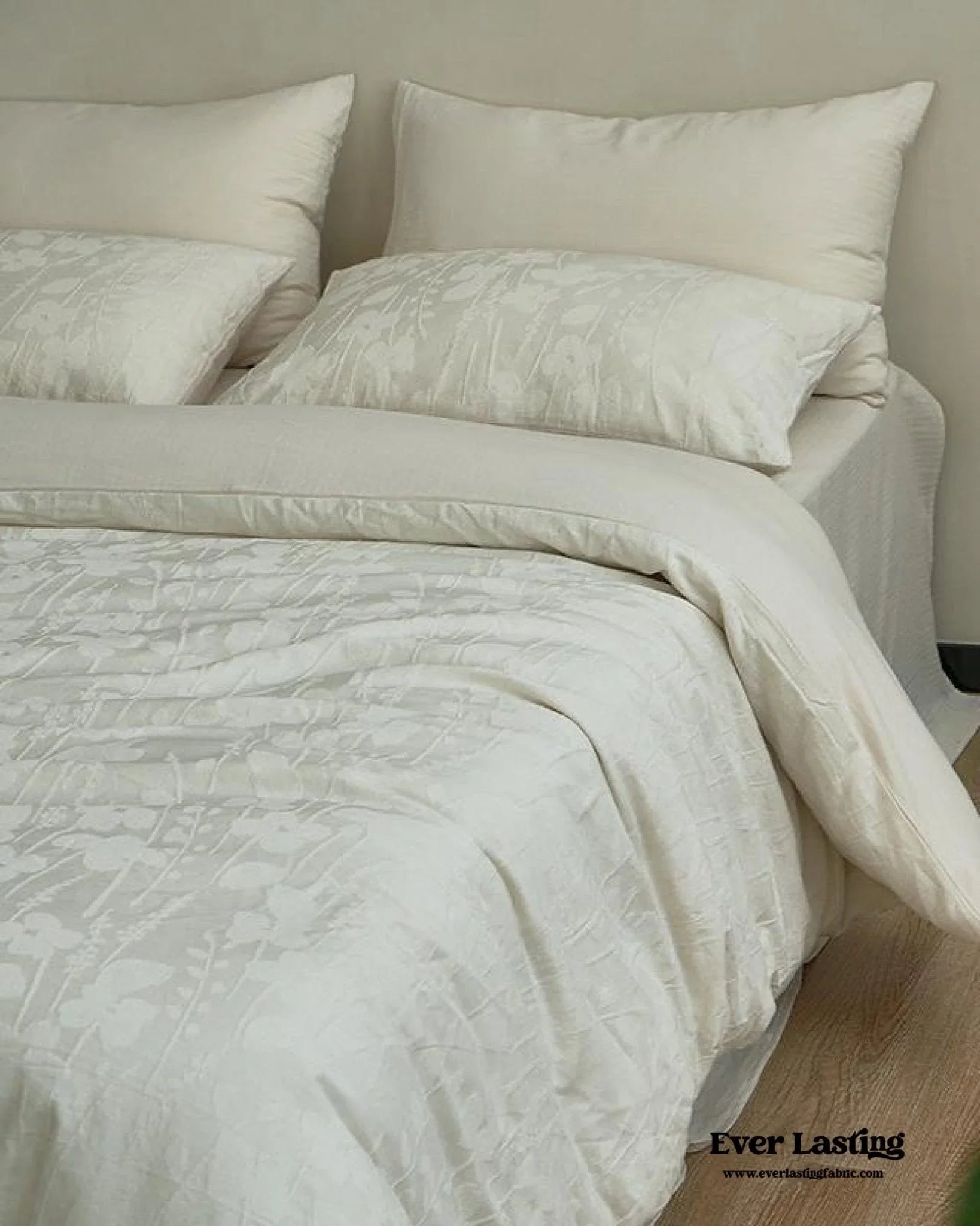 Elin Tencel Silky Jacquard Bedding Set / Garden Ever Lasting