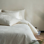 Elin Tencel Silky Jacquard Bedding Set / Garden Ever Lasting