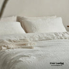 Elin Tencel Silky Jacquard Bedding Set / Garden Ever Lasting
