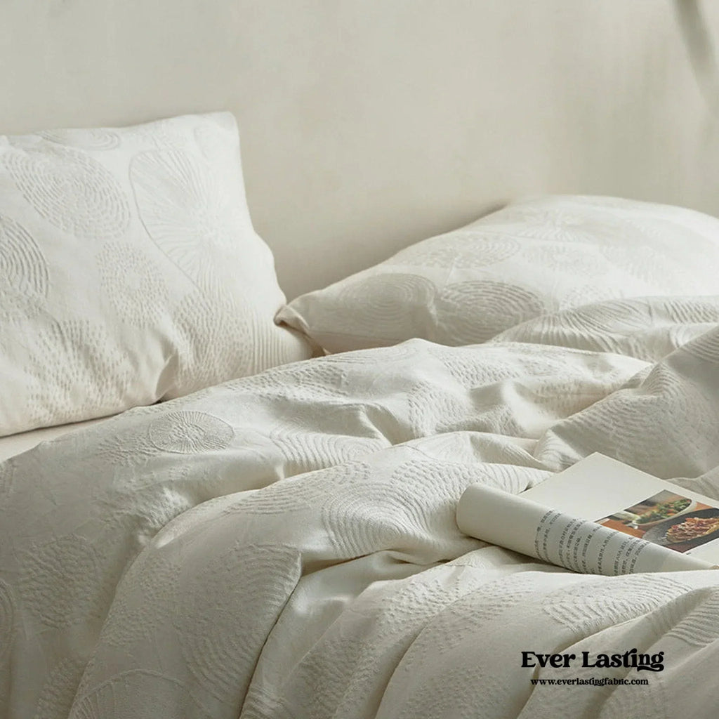Elin Tencel Silky Jacquard Bedding Set / Garden Ever Lasting