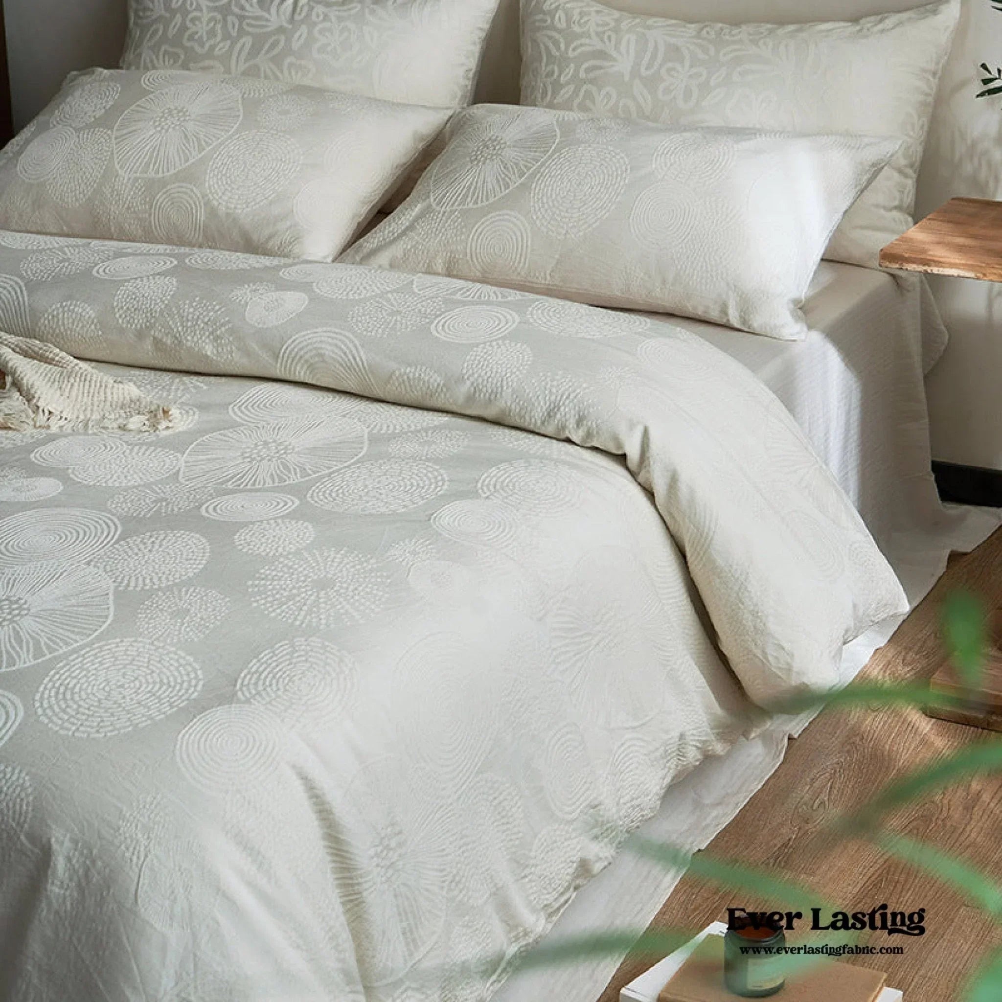 Elin Tencel Silky Jacquard Bedding Set / Sunrise Ever Lasting