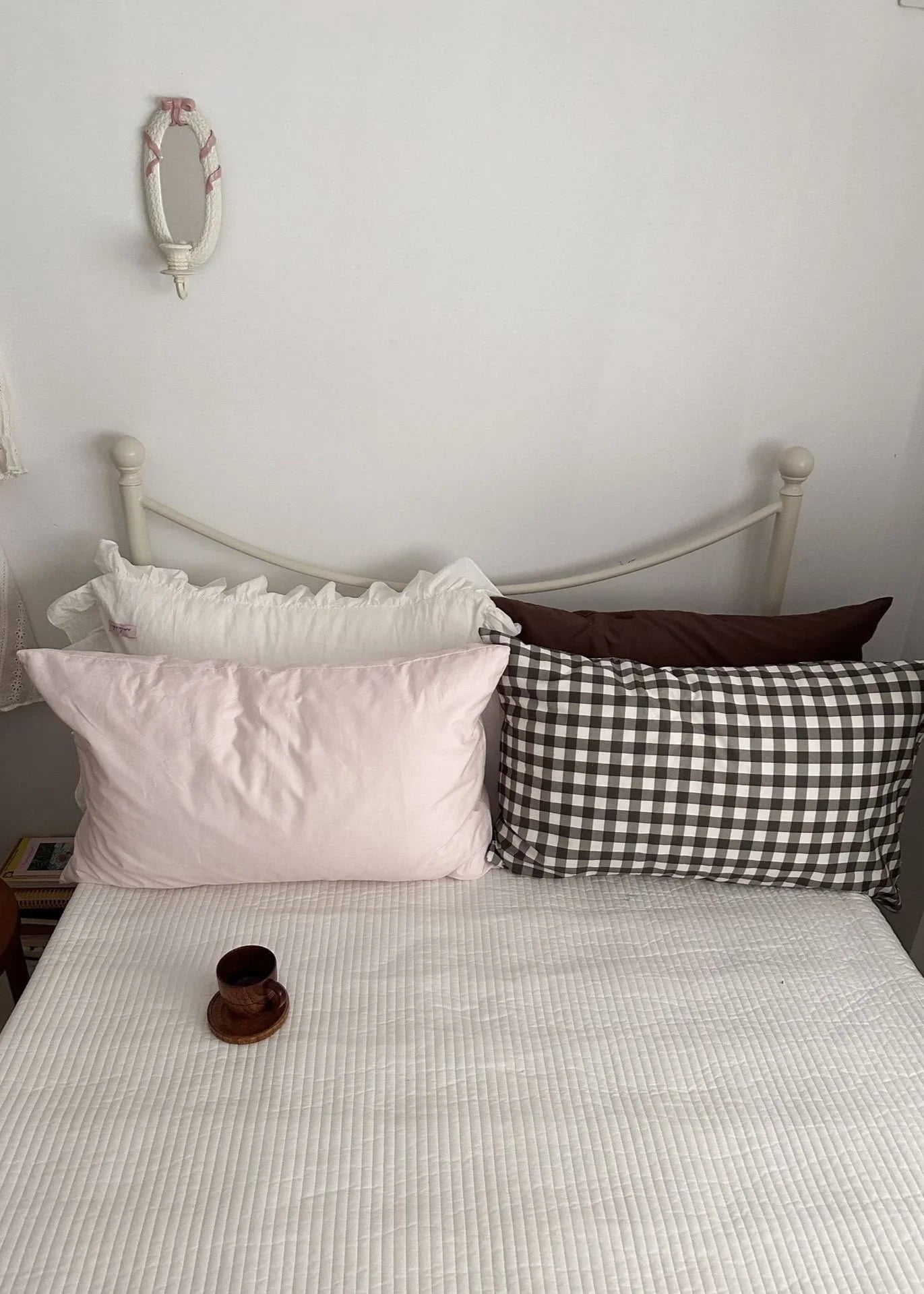 Ella Pure Cotton Pillowcases / White Ever Lasting