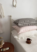 Ella Pure Cotton Pillowcases / White Ever Lasting