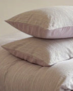 Emma Duo Striped Jacquard Bedding Set / Green Ever Lasting