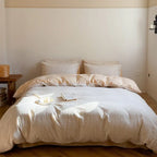 Emma Duo Striped Jacquard Bedding Set / Green Ever Lasting