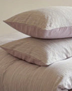 Emma Duo Striped Jacquard Bedding Set / Green Ever Lasting