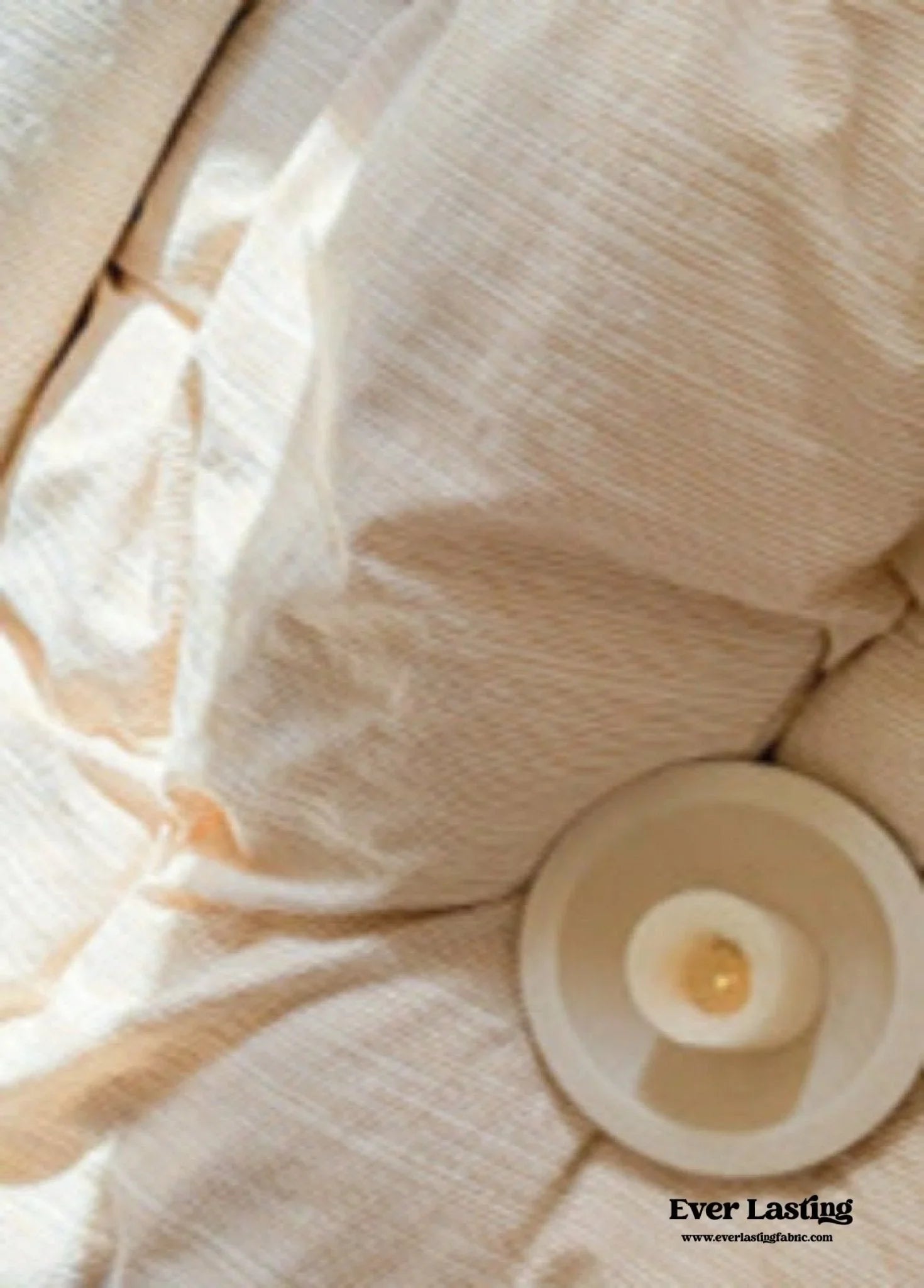 Emma Duo Striped Jacquard Bedding Set / Light Pink Ever Lasting