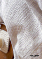 Emma Duo Striped Jacquard Bedding Set / Pink Ever Lasting