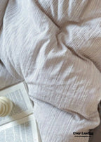 Emma Duo Striped Jacquard Bedding Set / Pink Ever Lasting