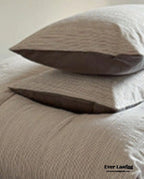 Emma Duo Striped Jacquard Bedding Set / Pink Ever Lasting