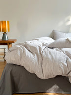 Emma Duo Striped Jacquard Bedding Set / Pink Ever Lasting