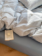 Emma Duo Striped Jacquard Bedding Set / Pink Ever Lasting