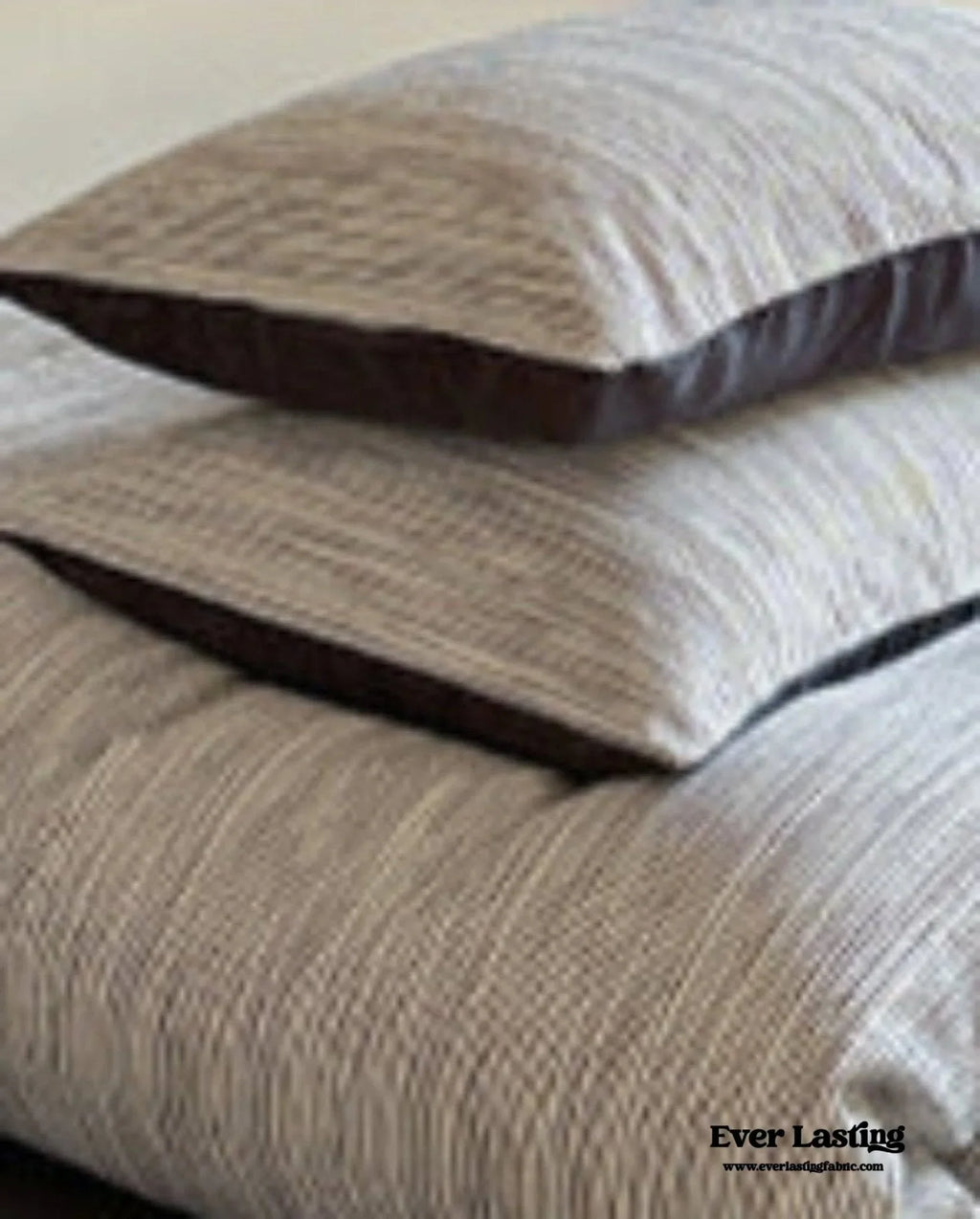 Emma Duo Striped Jacquard Bedding Set / Pink
