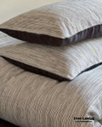 Emma Duo Striped Jacquard Bedding Set / Pink