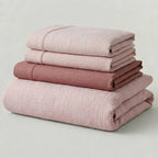 Emma Duo Striped Jacquard Bedding Set / Pink