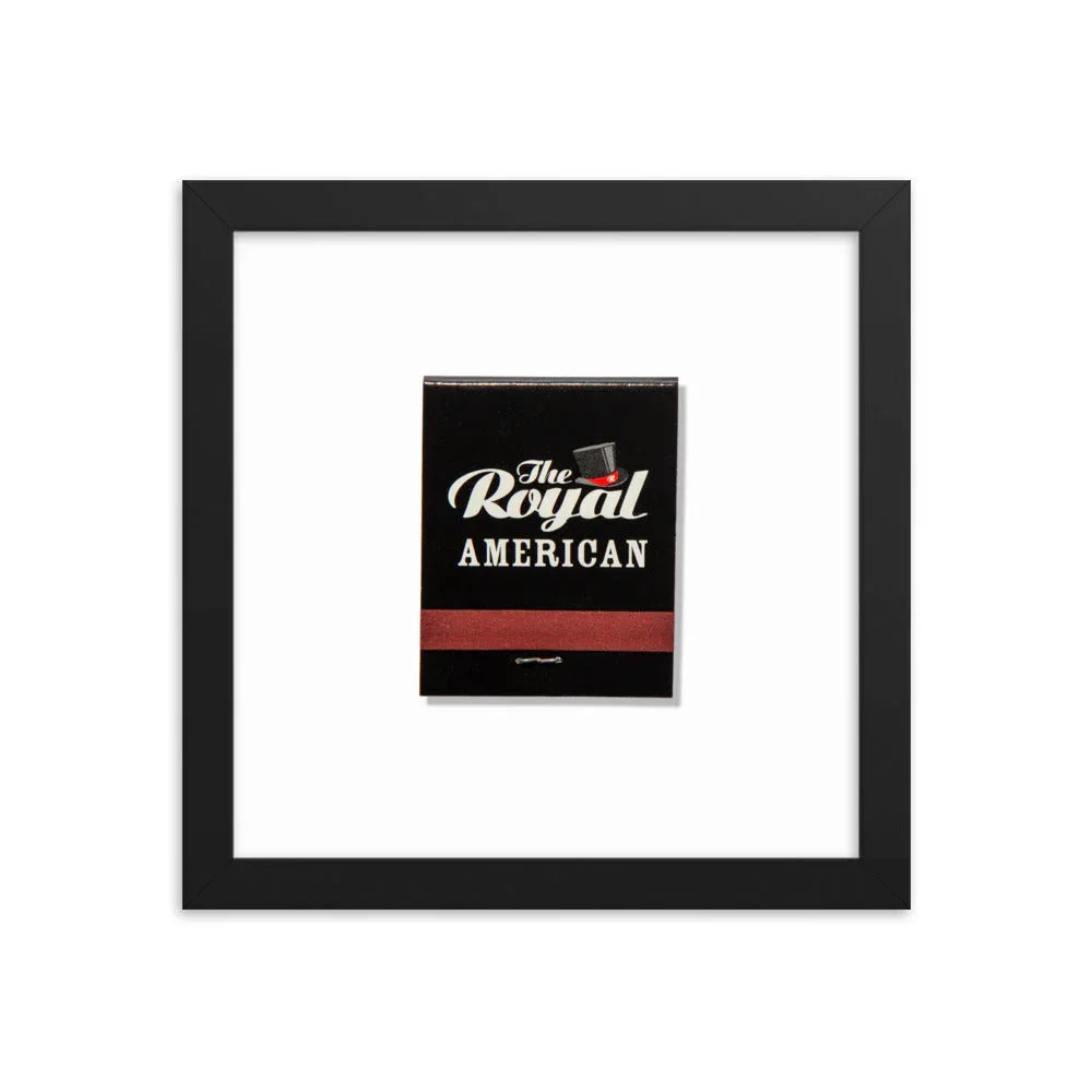 The Royal American matchbook photos