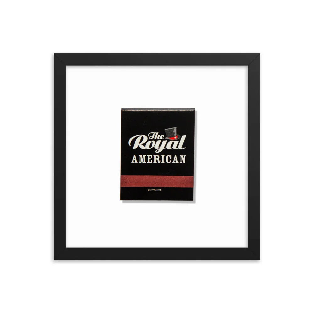 The Royal American matchbook photos