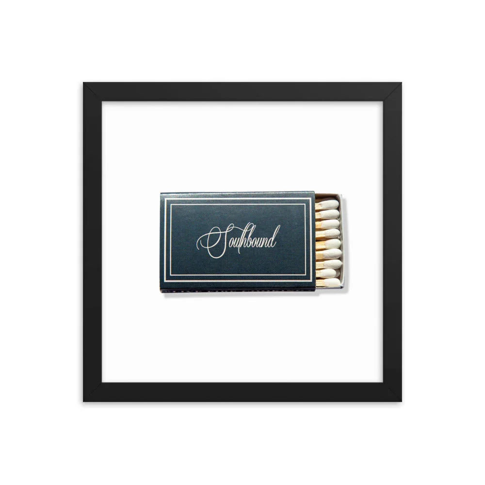Southbound Framed Print matchbook photos
